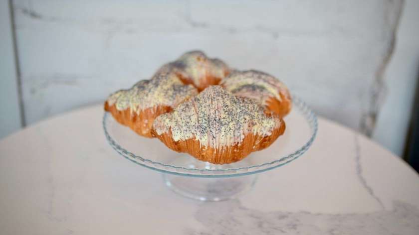 Croissant with Ricotta and Poppy seeds