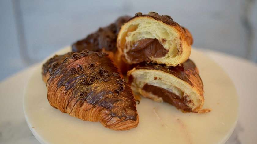 Croissant with Gianduja Nut Cream