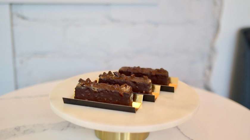 Chocolate Brownie, Salted Caramel, Pecans