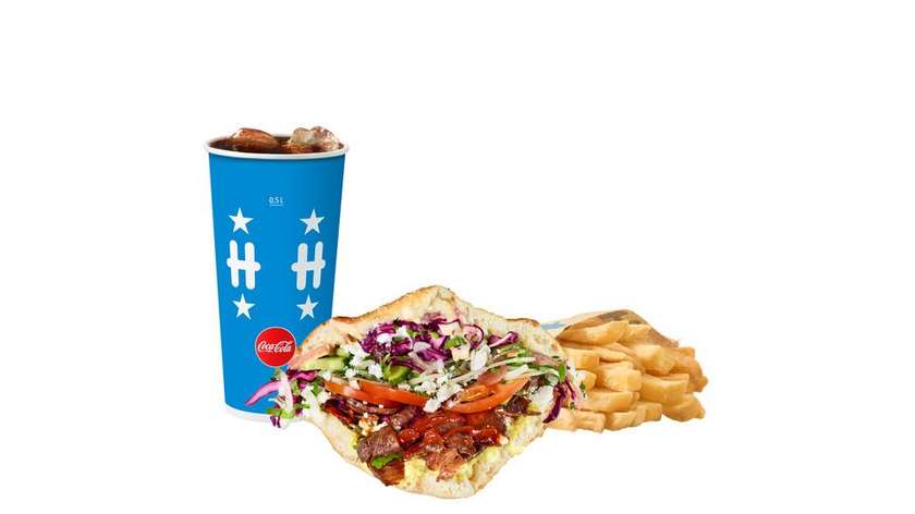 Large Döner-meat -menu