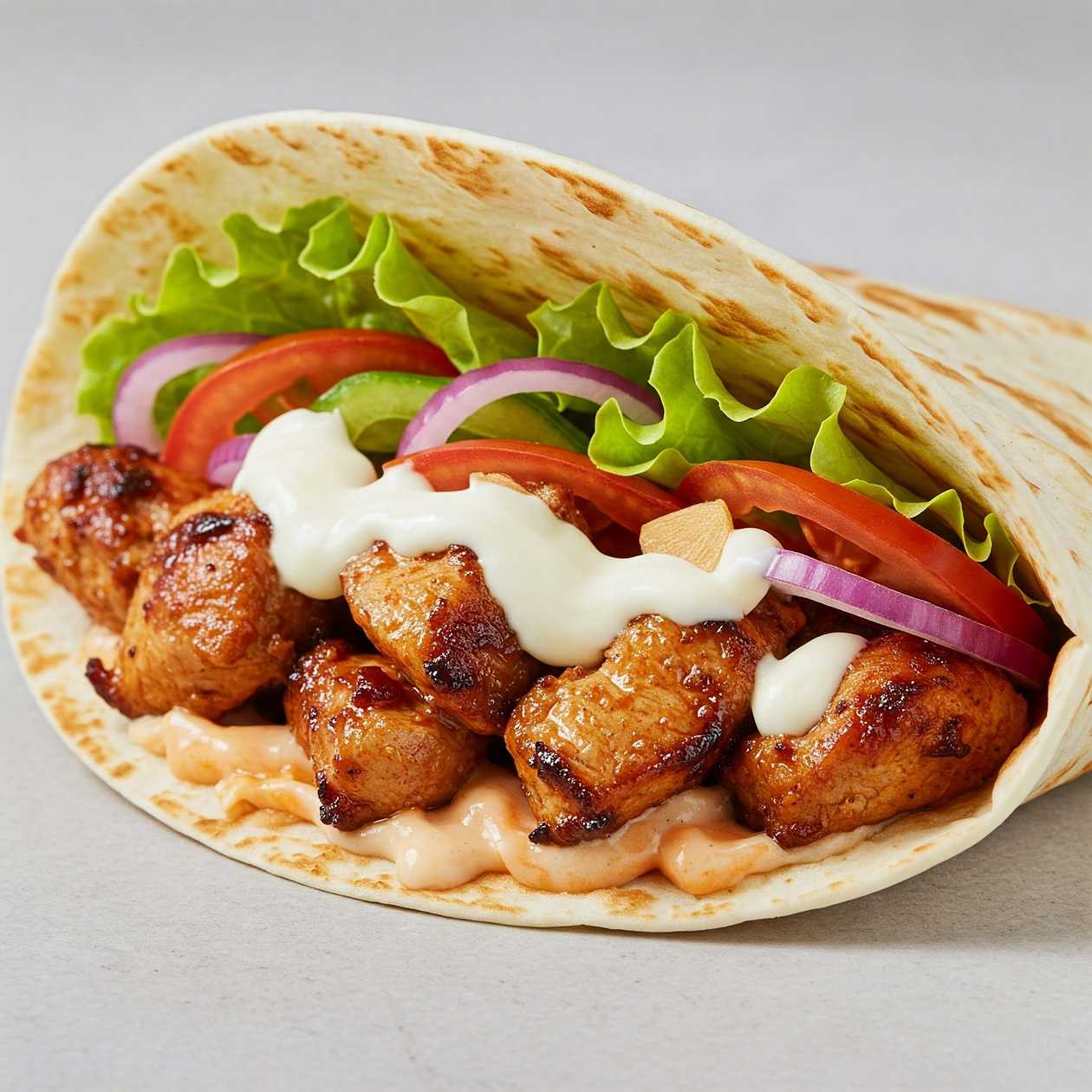 Kebab tortilla