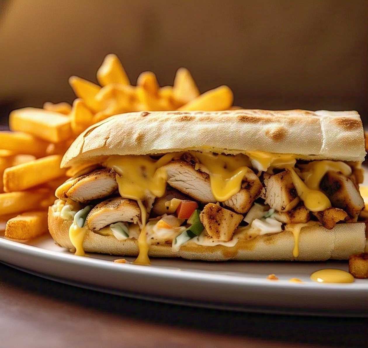 Chicken Shawarma + Cheese