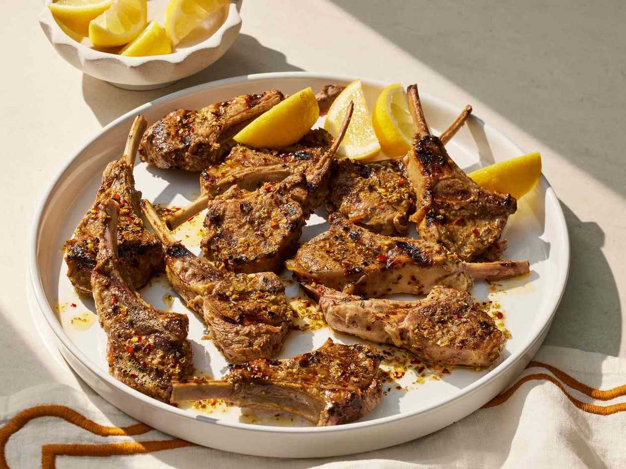 Greek Style Lamb Chops