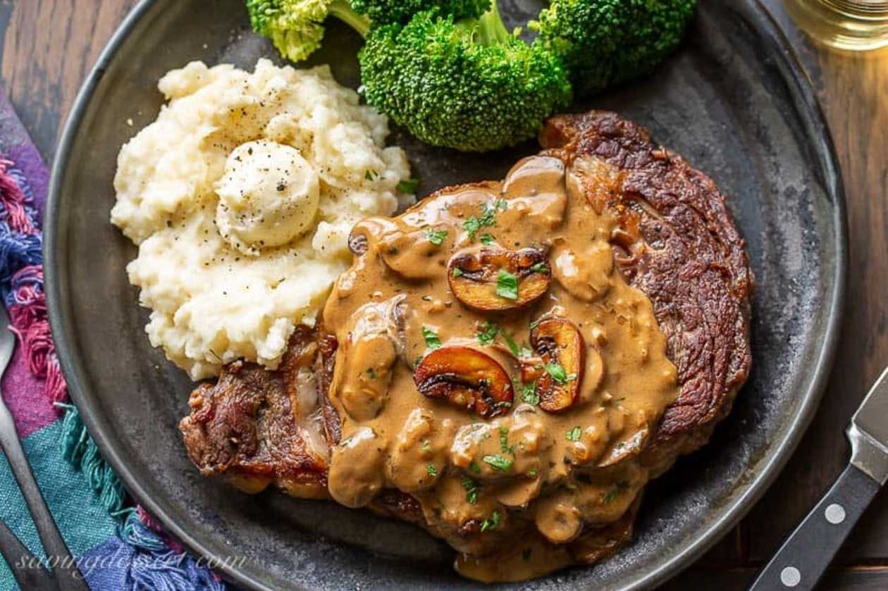 Mushroom Beef Steak