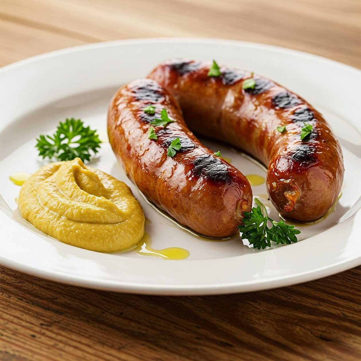 Baked sausage