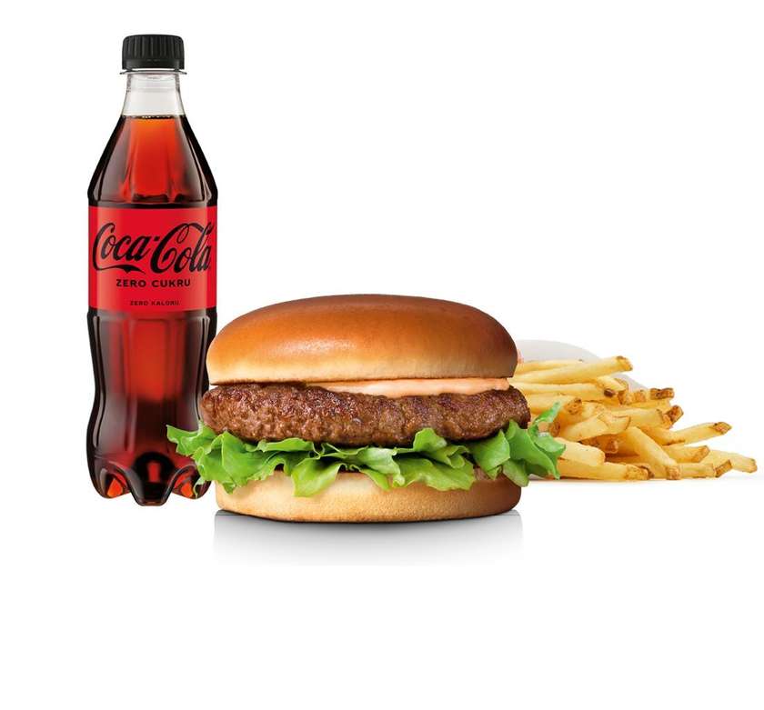 Hamburger w zestawie