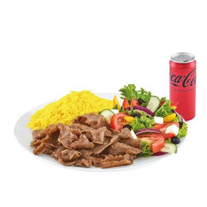 Talerz Kebab Rice, Coca-Cola 0,33l