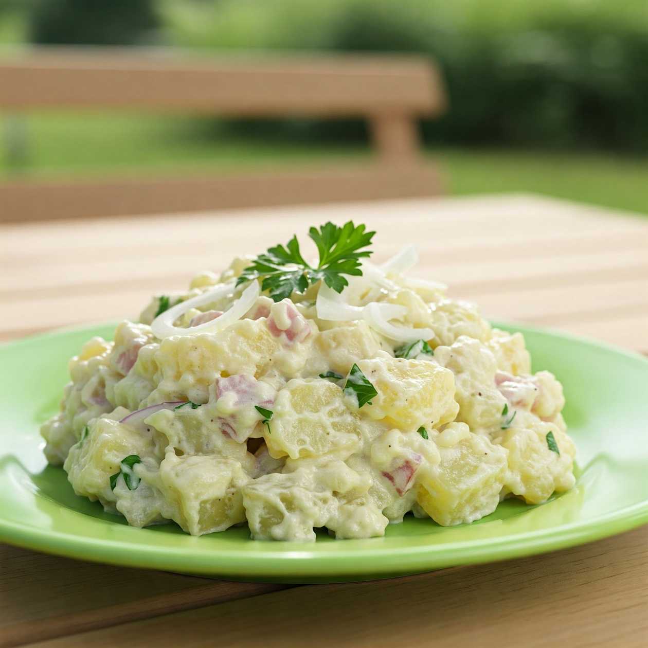 Homemade potato salad