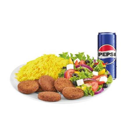 Talerz Falafel Rice, Pepsi 0,33l