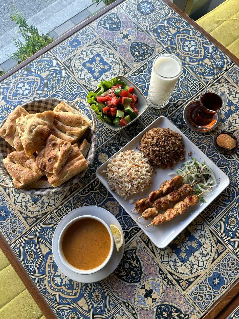 Toyuq çöp Lunch