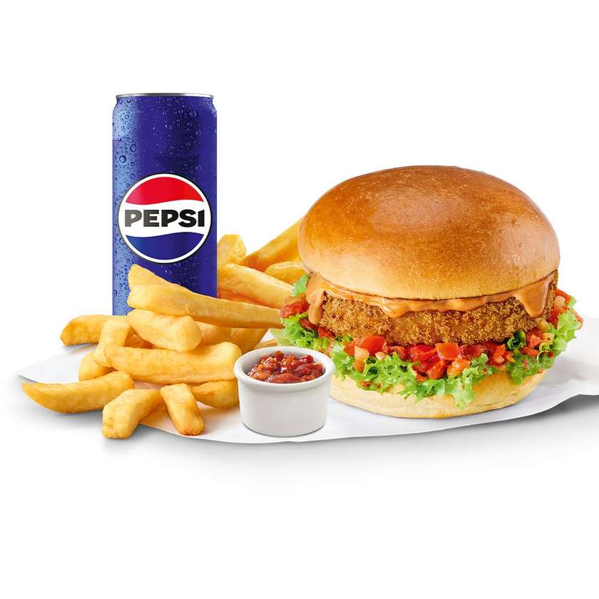 COMBO Salmon Burger Deluxe