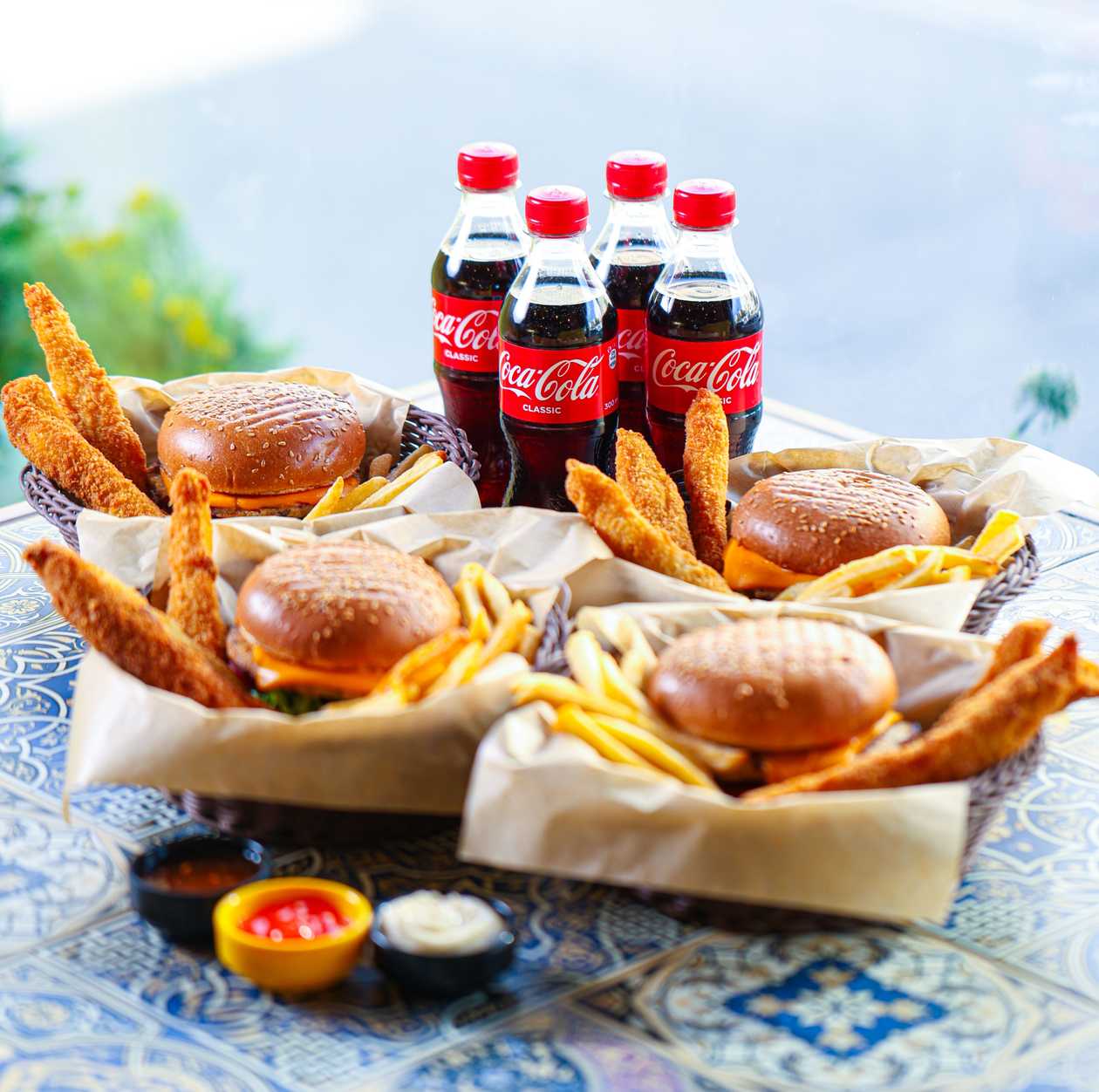 Kombo burger menyu