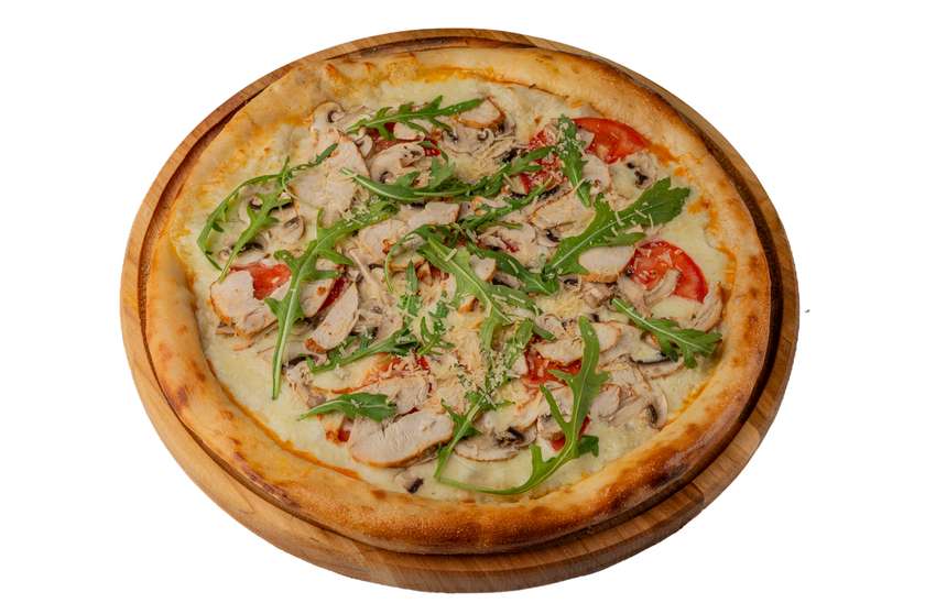 Піца Курка з грибами (33см)