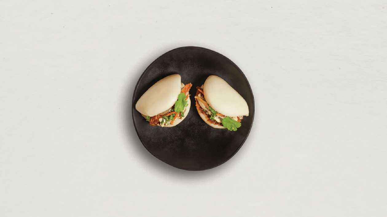 113. Chicken Katsu And Asian Slaw Bao Buns