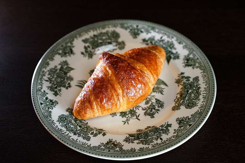 Homemade butter croissant