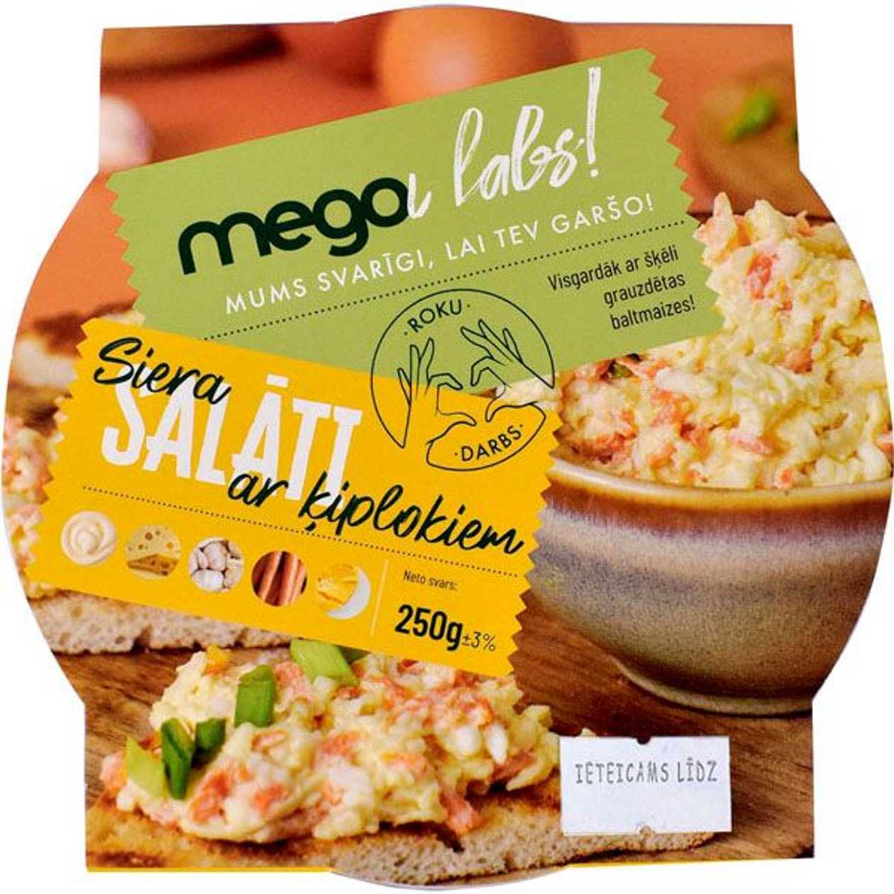 Salāti SIERA AR ĶIPLOKIEM  0.250gr.±3%