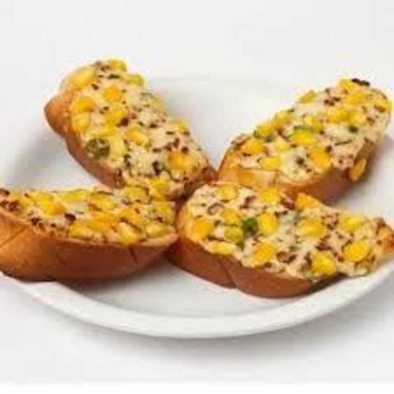 Chilli & Corn Garlic Bread