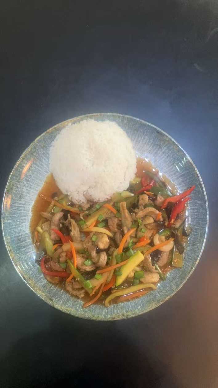 Aromatic Pork with Fish