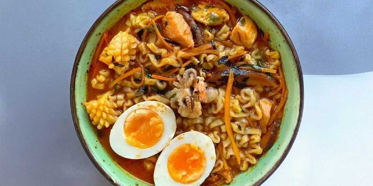 Рамьон з морепродуктами