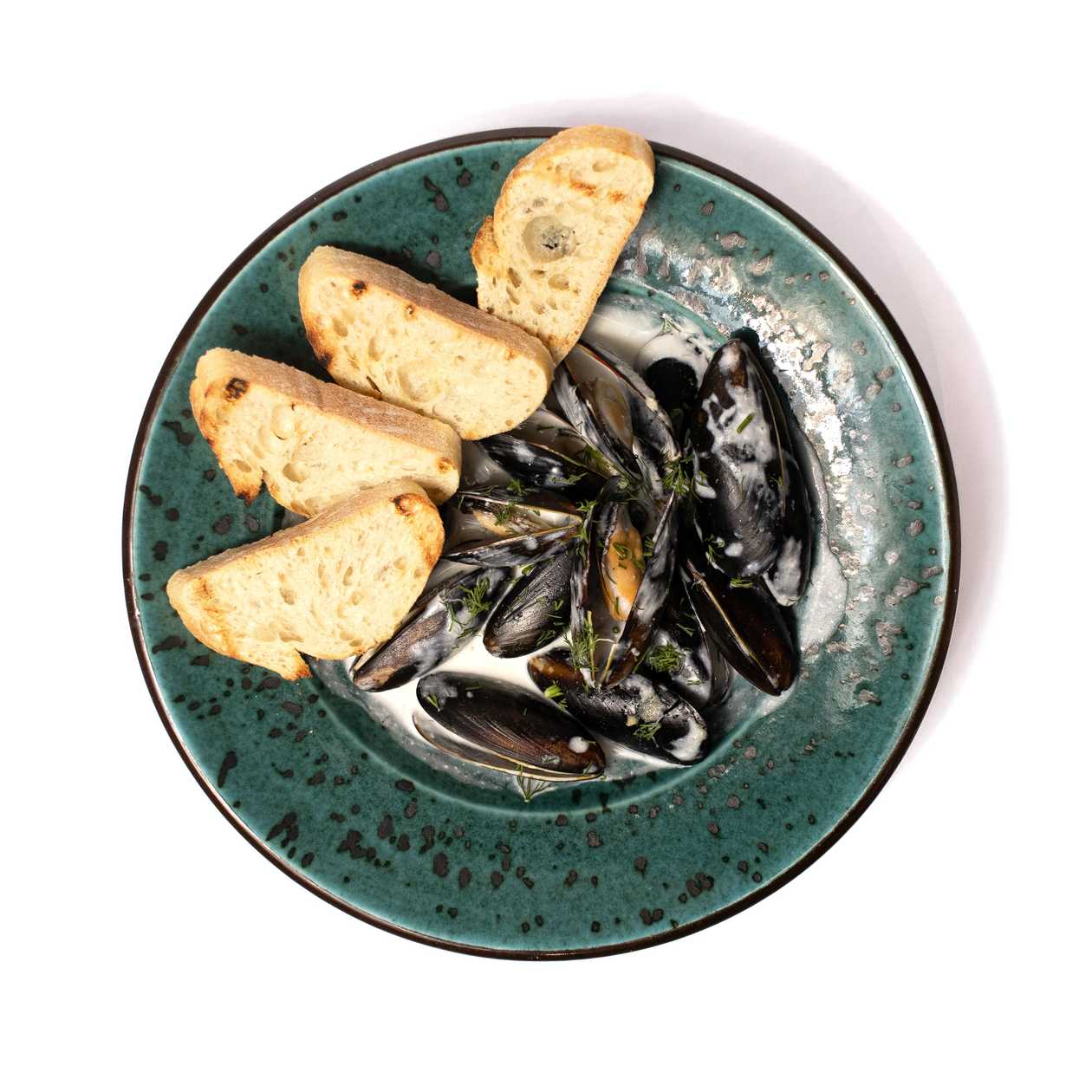 Mussels in Bianco Sauce