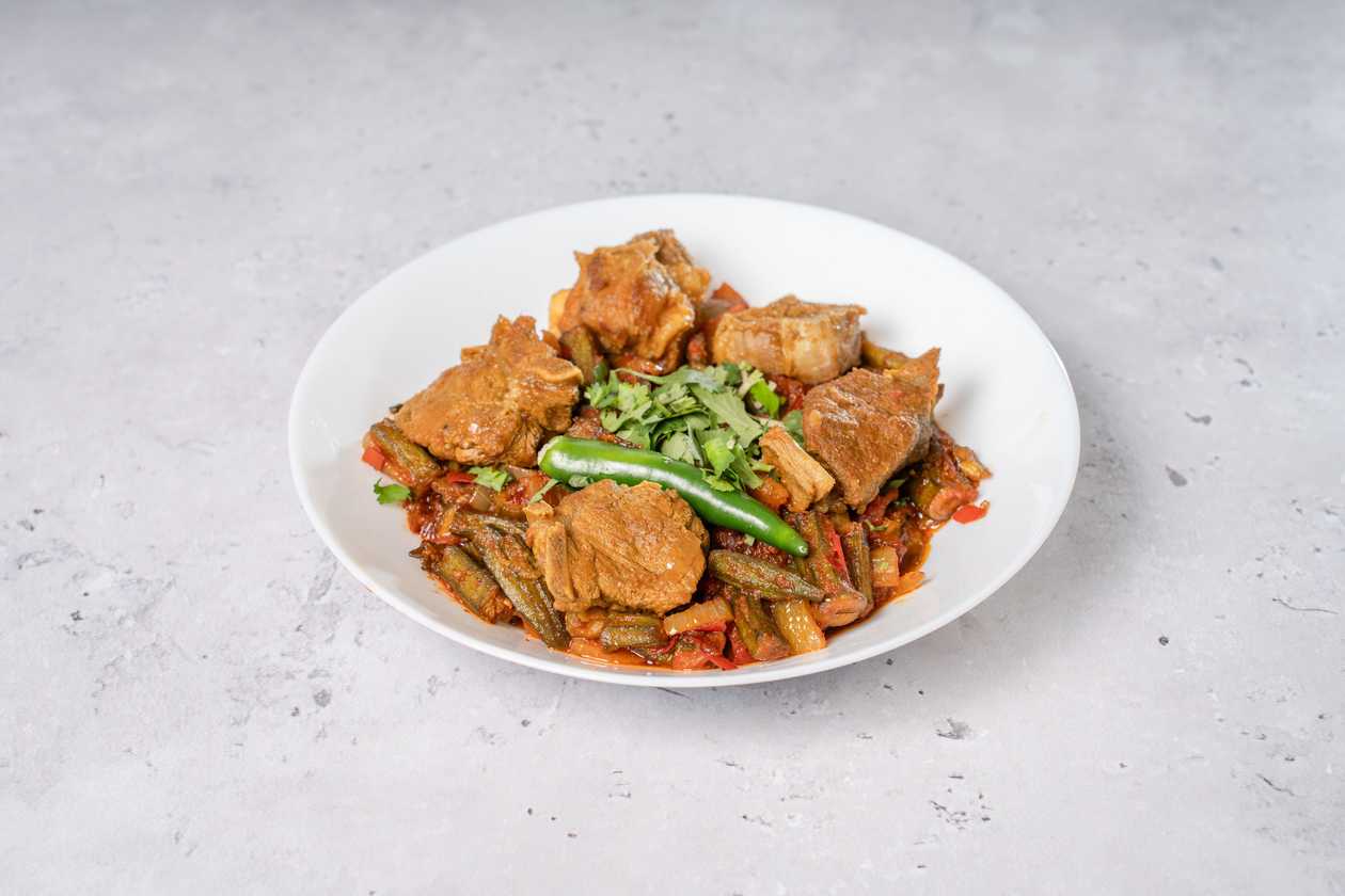 Bhindi Lamb