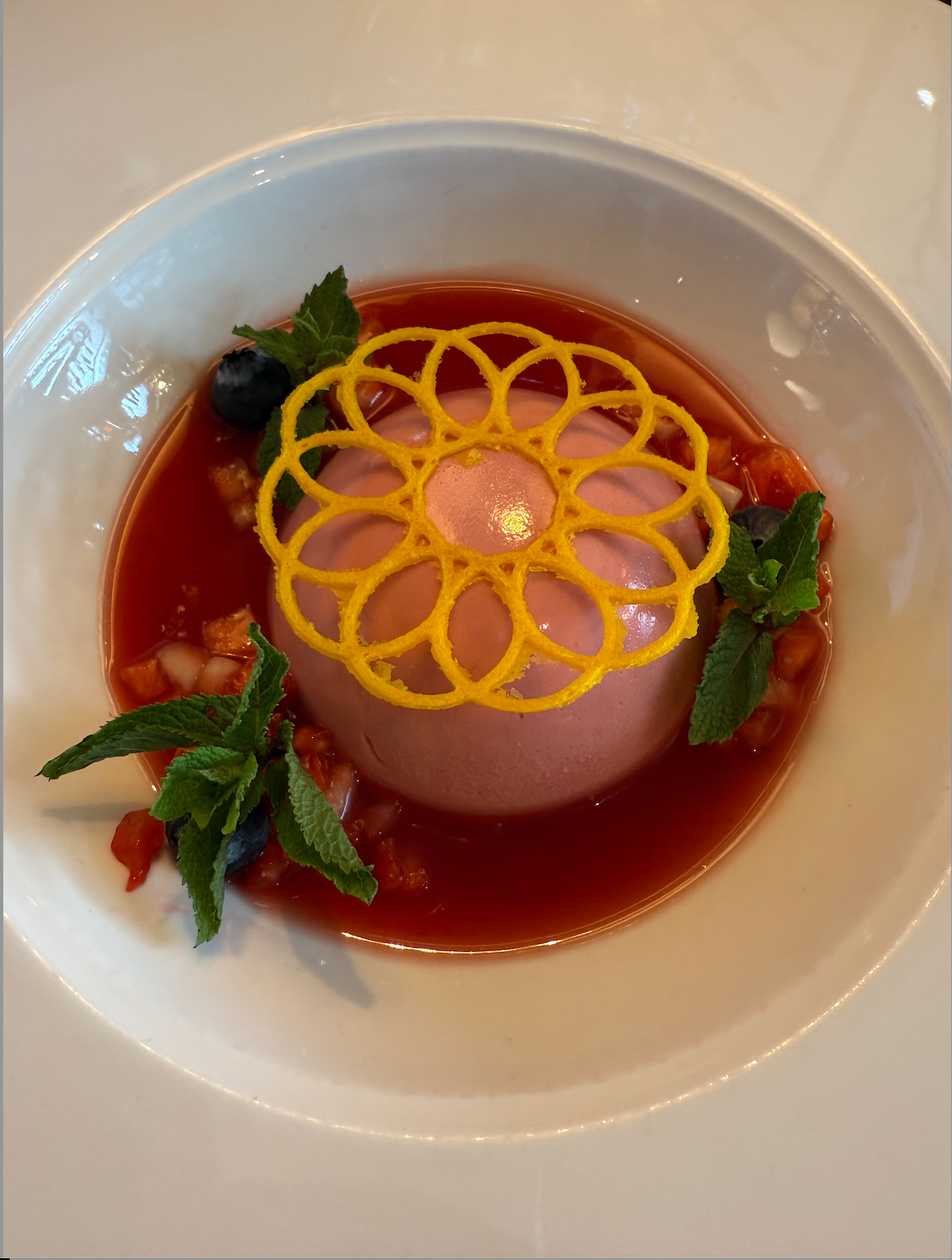 Rabarberi panna cotta