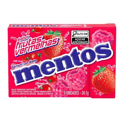 Mentos Frutas Vermelhos