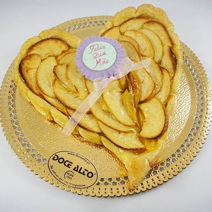 Tarte Coração folhada de maçã da Mãe