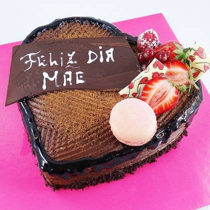 Coração de chocolate da Mãe