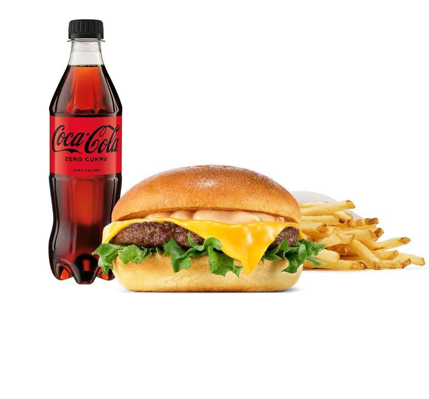 Cheeseburger meal