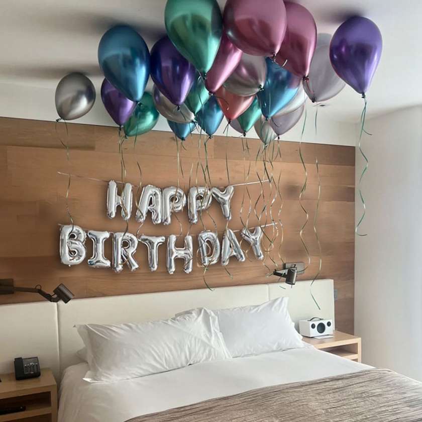 Surprise room(36pcs). Balloons set. There are 30 cm latex balloons on the photo. (2)