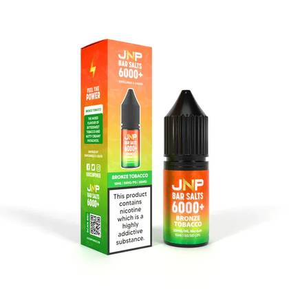 JNP Bar Salts 6000+ Bronze Tobacco Nic Salt 10ml 10mg