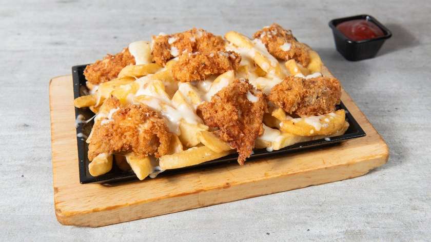 Crispy Chicken Cheese Fries