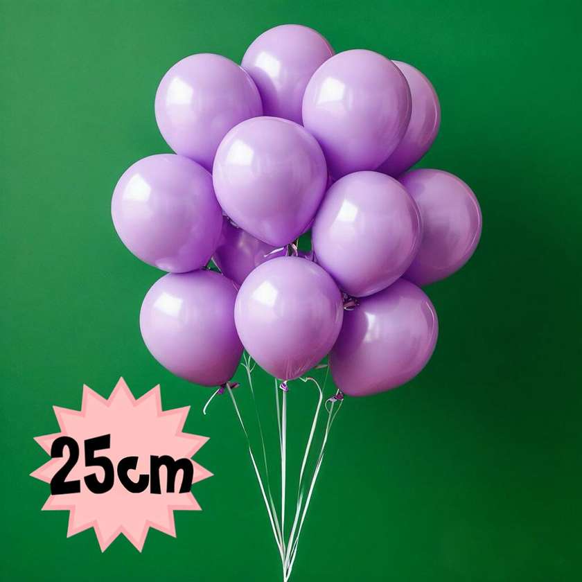 Balloons with helium 25cm (1pc) Color Violet