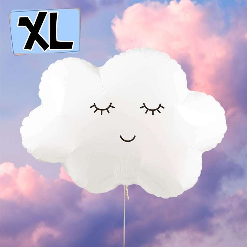 Polymer film balloon with helium "Cloud" 1pc (64x46cm)(96)