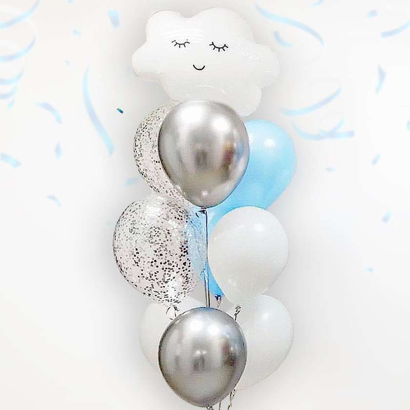 Set of balloons with helium (10pcs)(72)