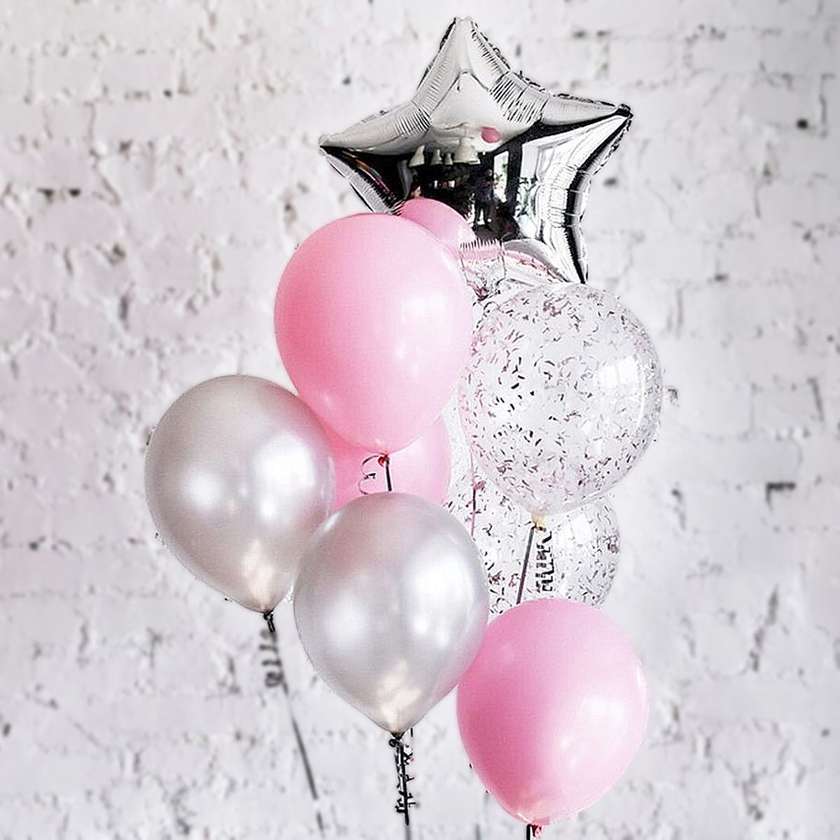 Set of balloons with helium (8pcs)(54)