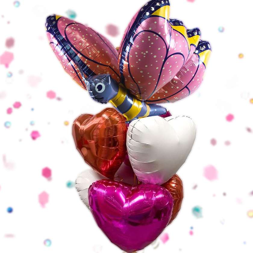 Set of balloons with helium (7 pcs).(147)