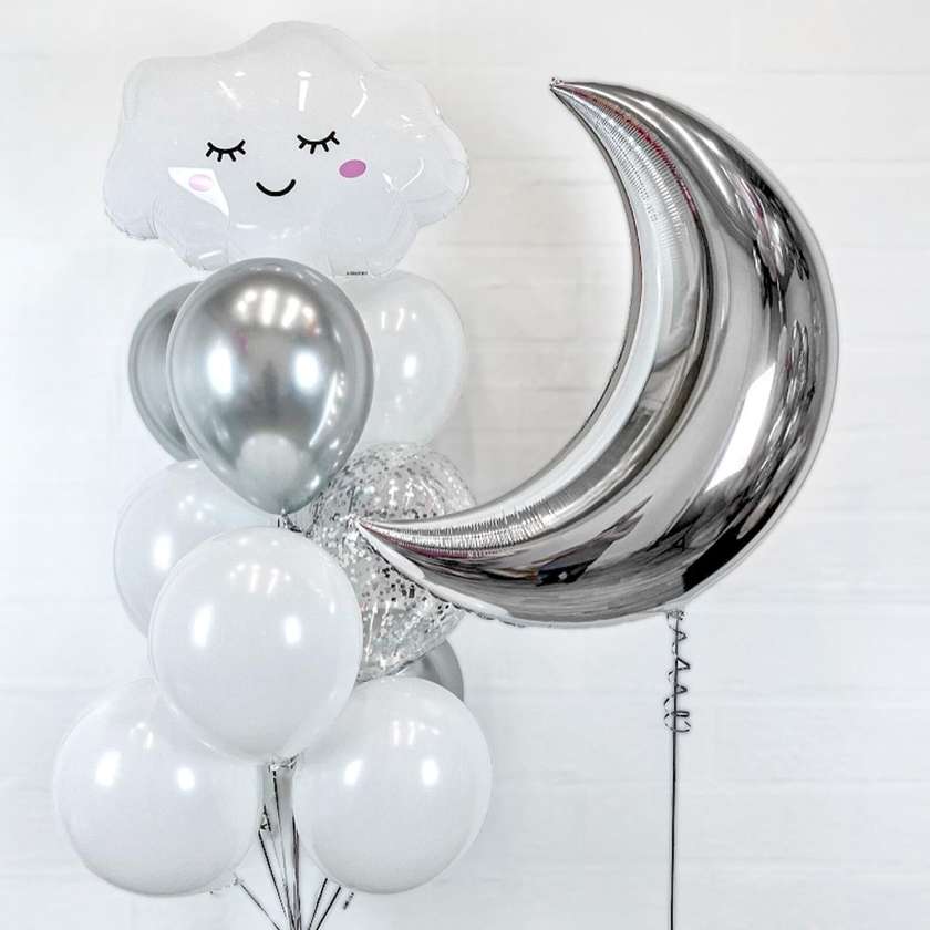 Set of balloons with helium Cloud (13 pcs)(96)