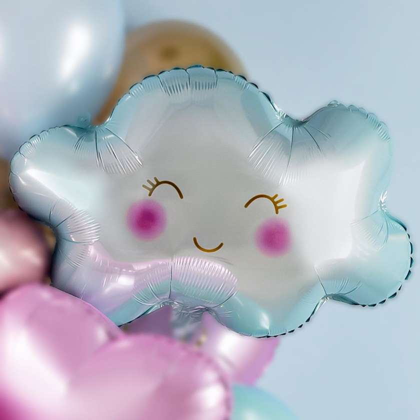 Balloon made of polymer film with helium "Cloud" 1 pc (61x48cm)(169)