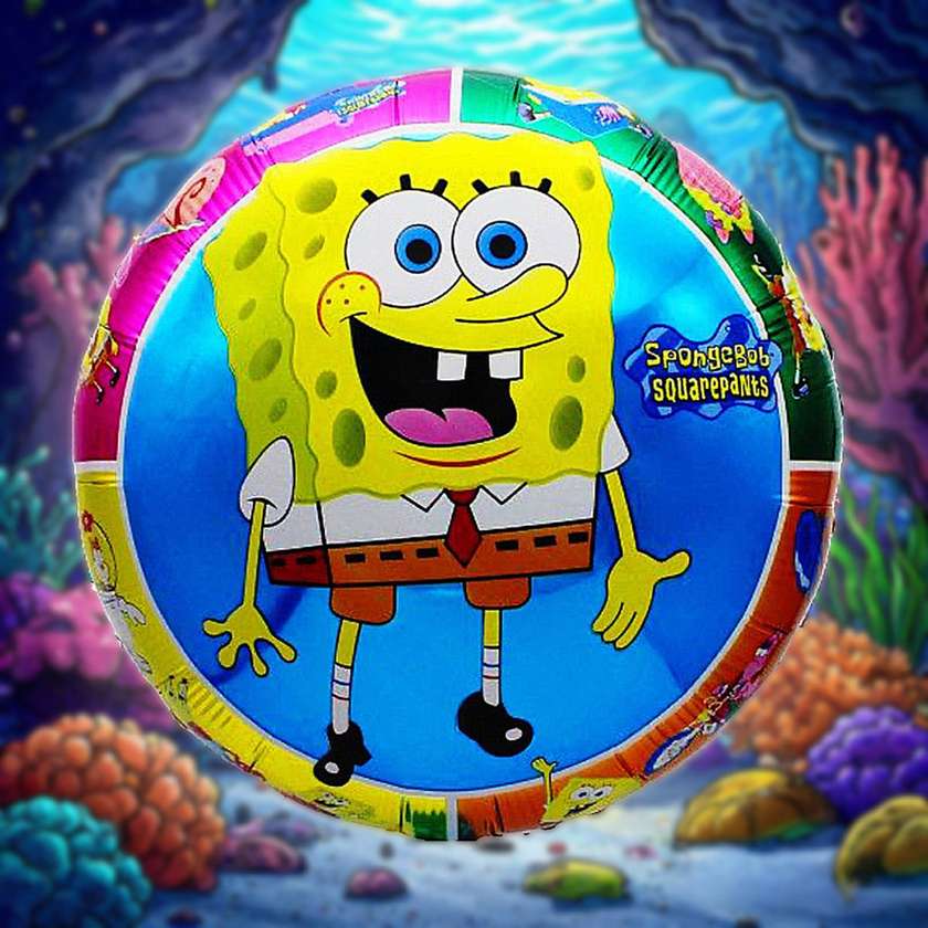 Foil balloon with helium Sponge Bob 1pc (41cm)(6)