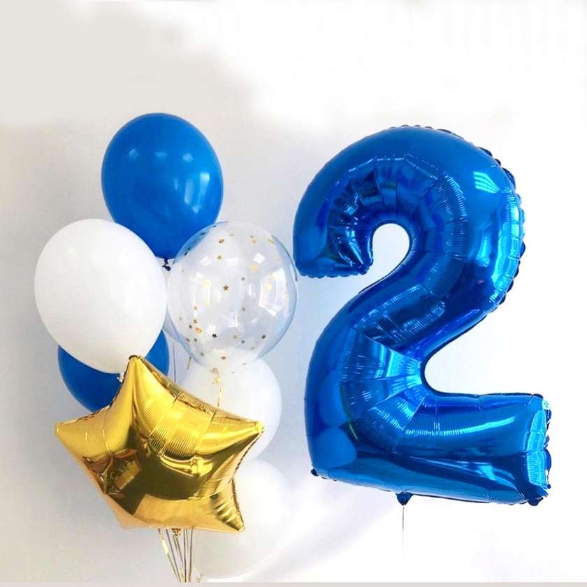 Set of helium balloons (9pcs)(132)