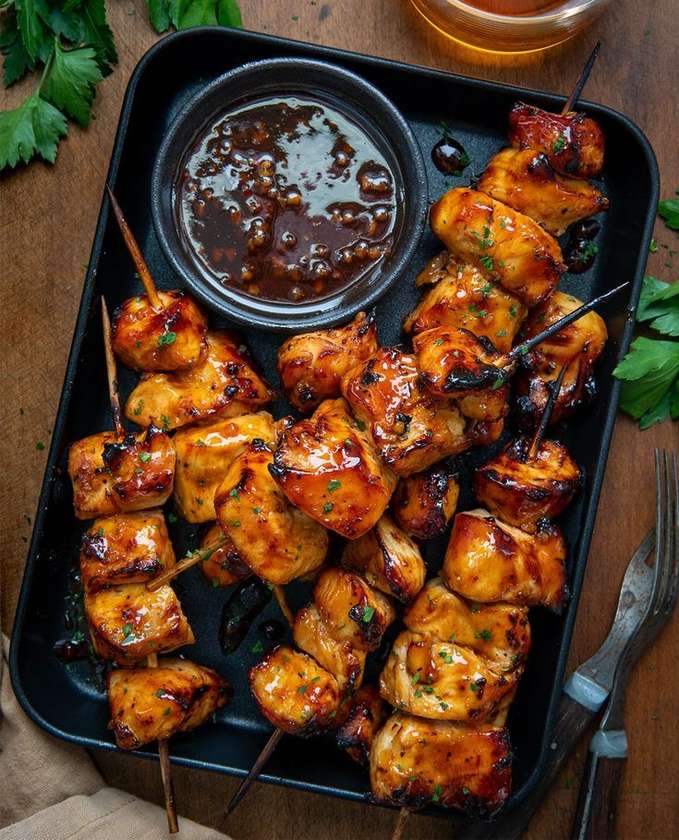 Chris crispy mixed khebab  ( Grilled beef / chicken / sausage kebab )