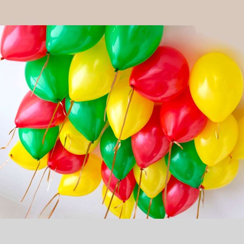 Balloons with helium under the ceiling (27pcs)(13)