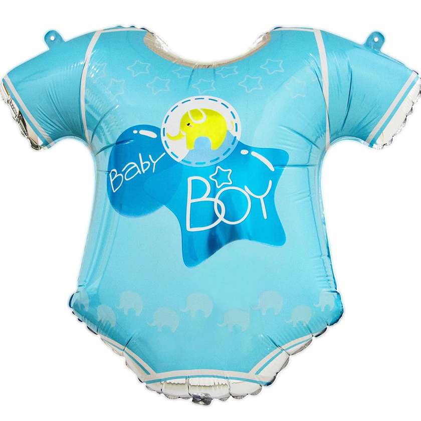 Foil balloon with helium Baby bodysuit (66x44cm) 1pc (33)