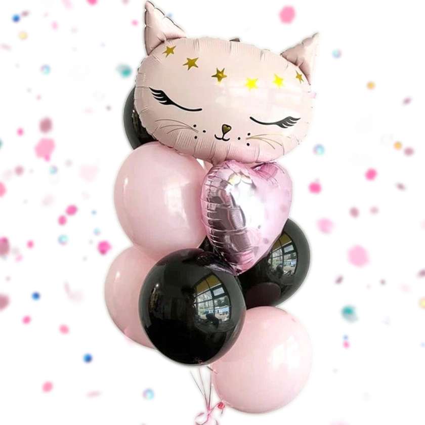 Balloons set with helium (9 pcs).(150)