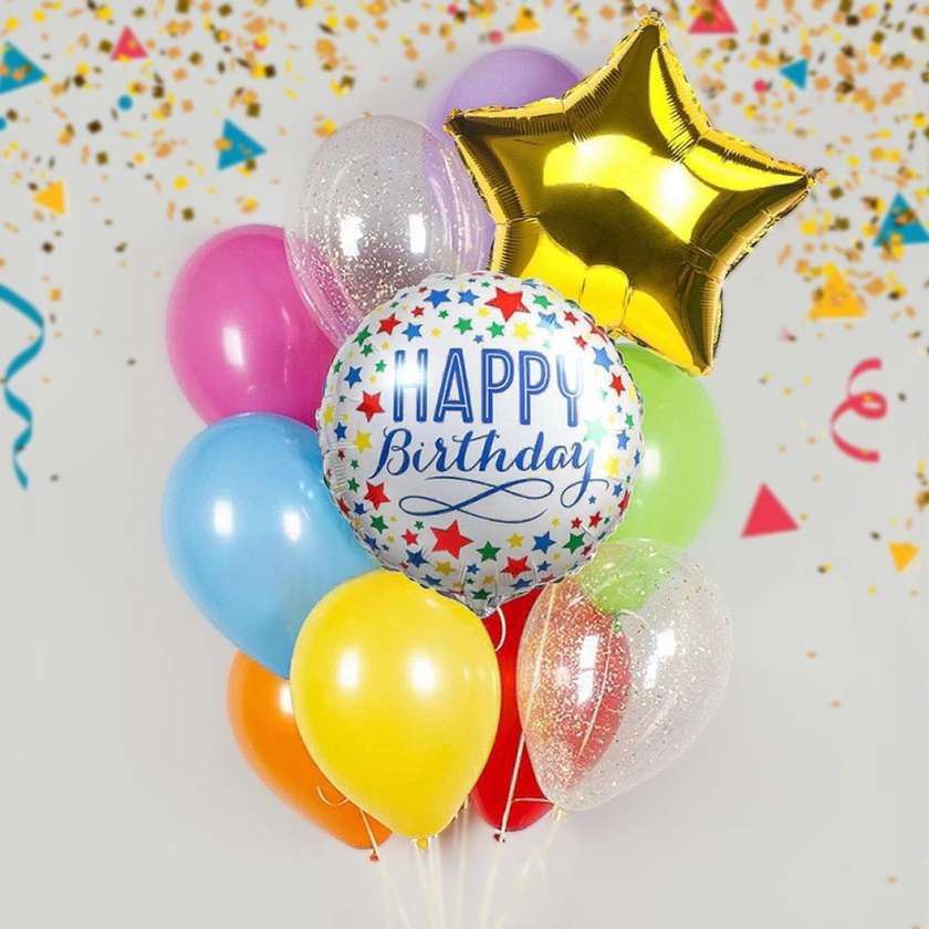 Set of balloons with helium. (12pcs)(124)