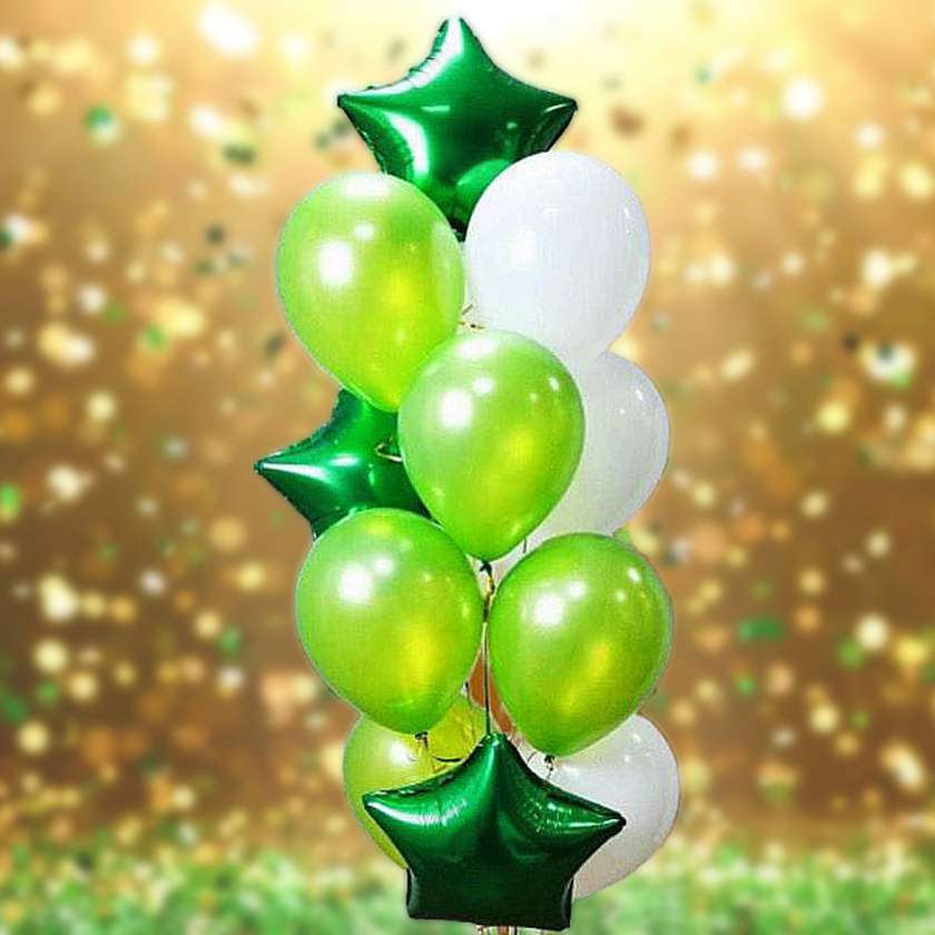Set of balloons with helium (13pcs)(44)