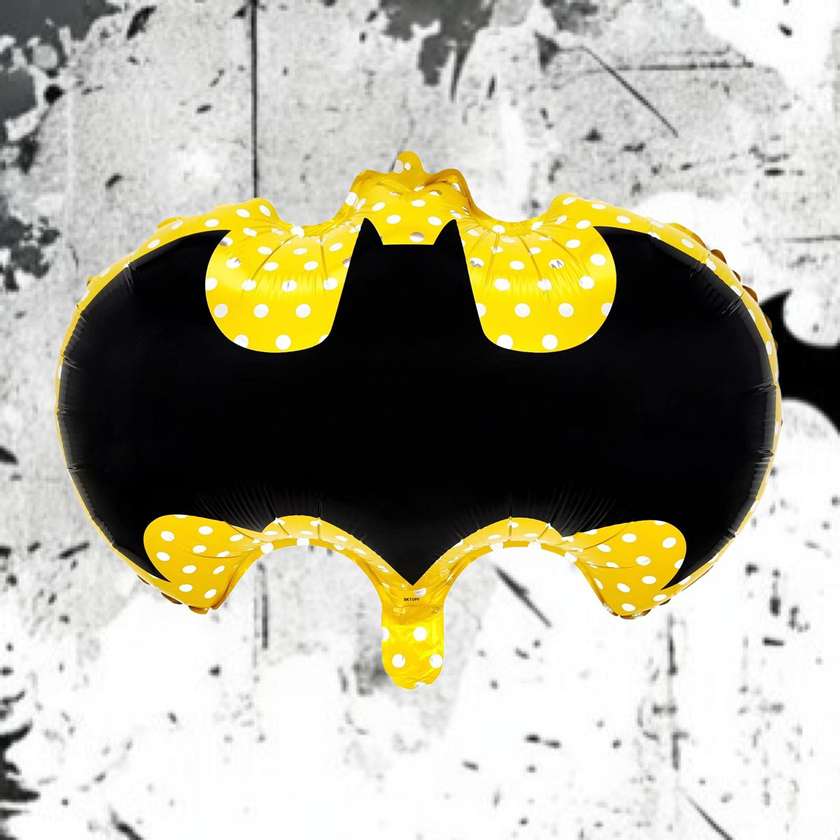 Foil balloon with helium "Batman" 1pc (51x32cm)(103)