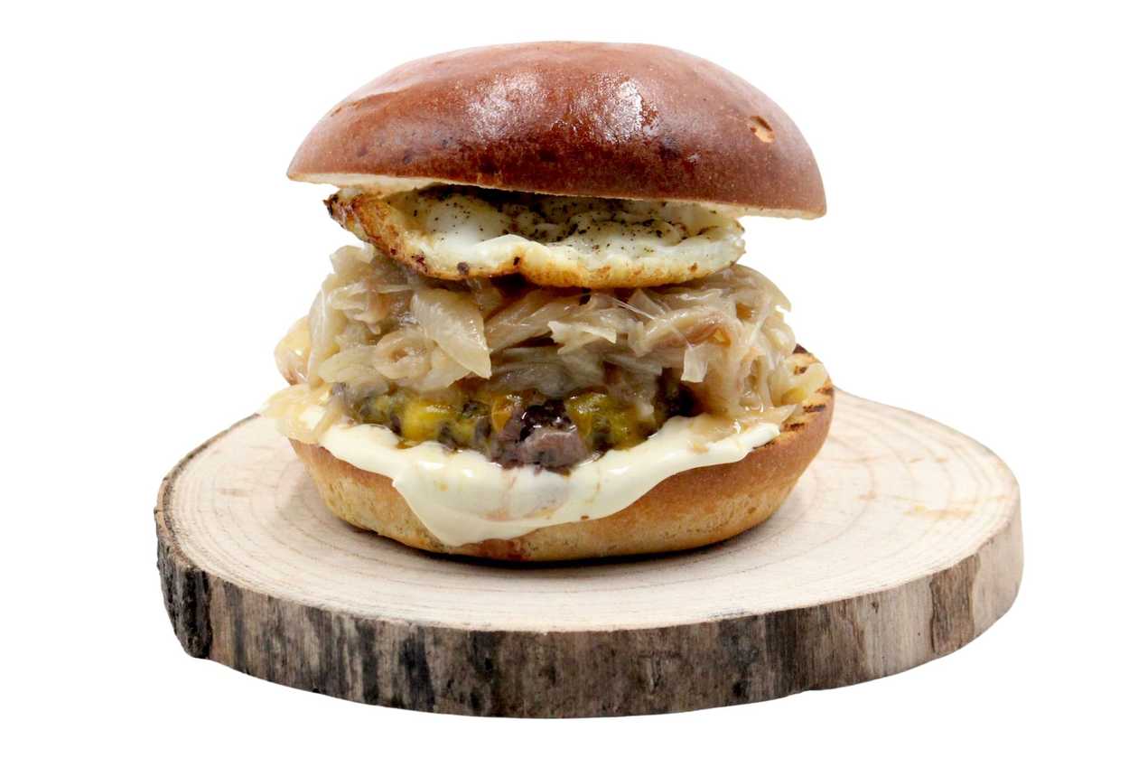 Egg & Onion Burger